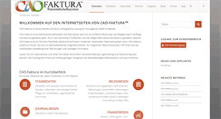 Desktop Screenshot of cao-faktura.de